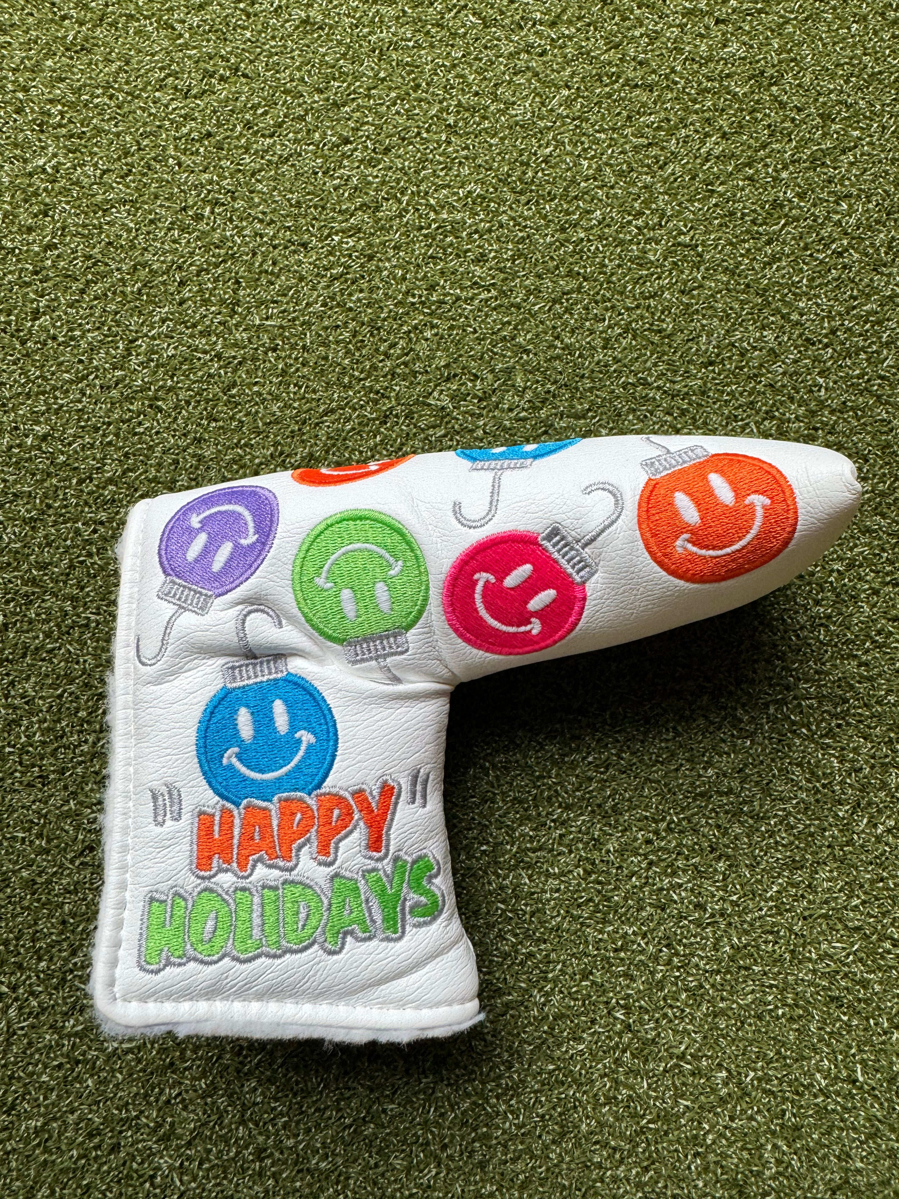 Scotty Cameron 2011 White Holiday Smile Faces Ornaments Blade