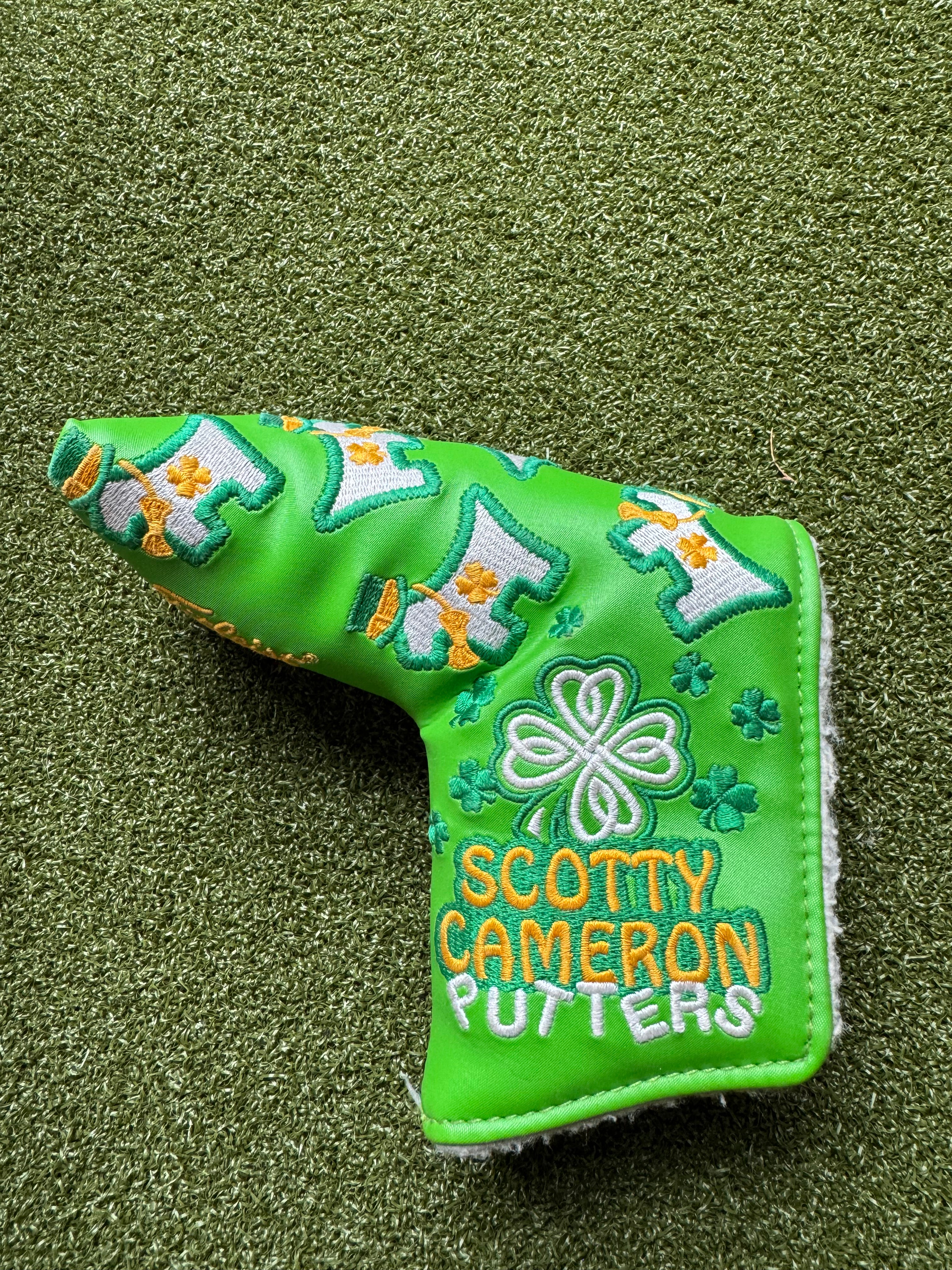 Scotty Cameron 2012 Saint Patricks Day Green Blade Headcover