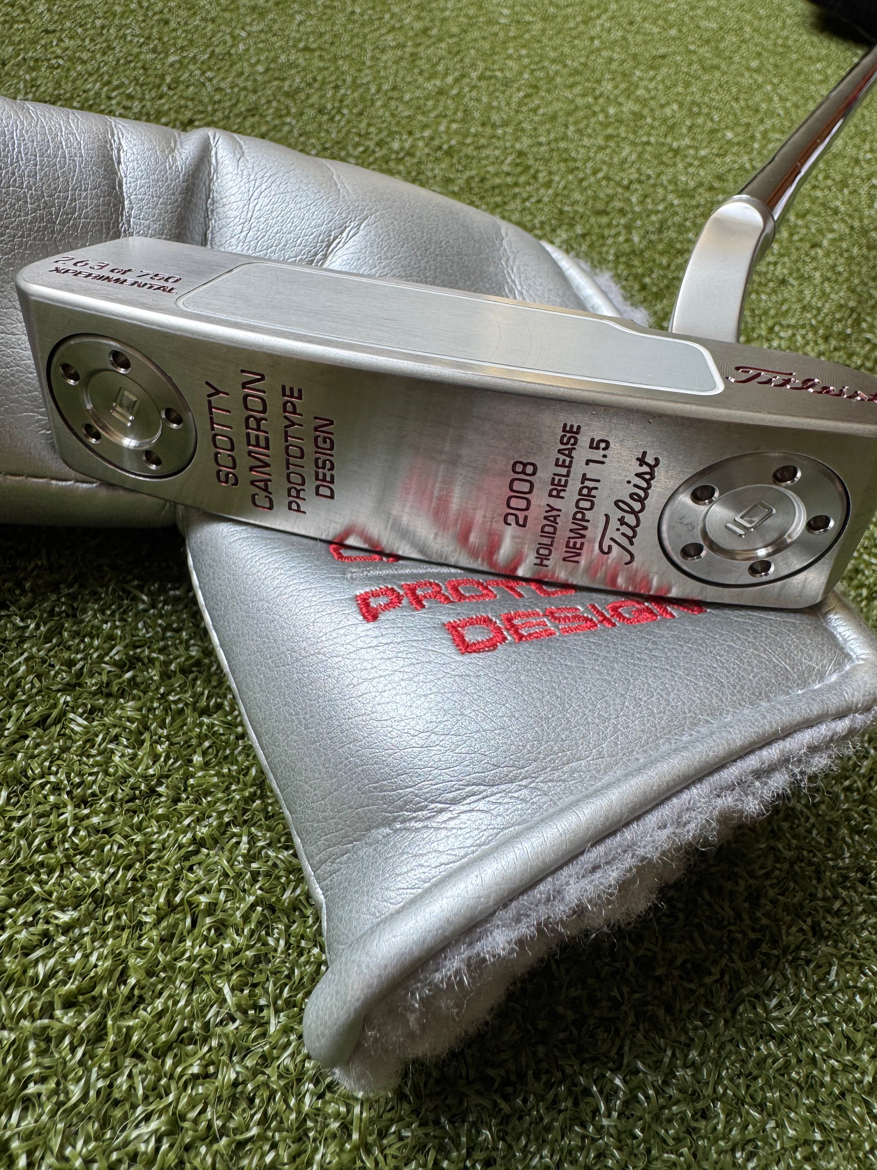 Scotty Cameron 2008 Holiday Buttonback Prototype 1.5