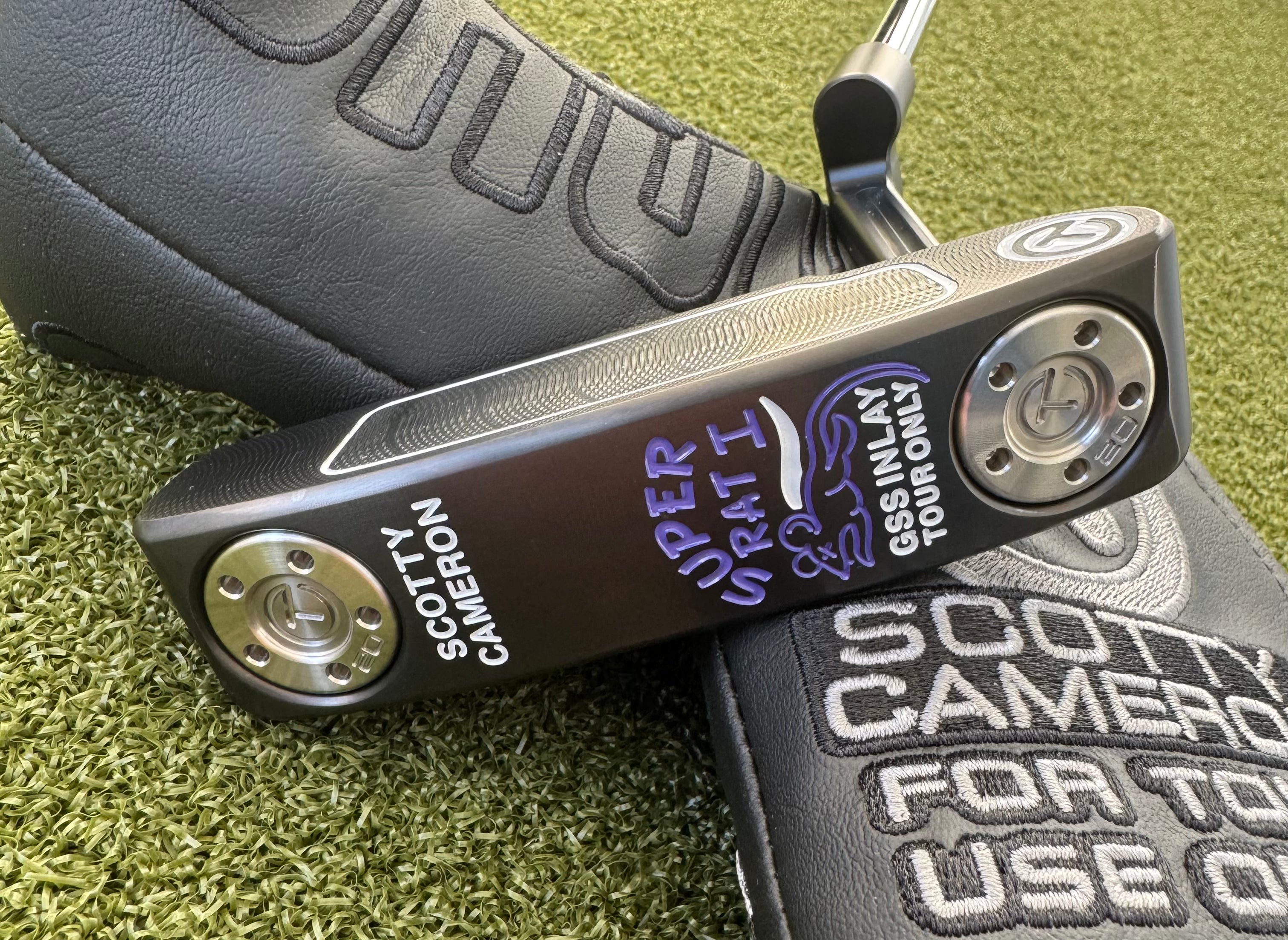 Brand New Black Super Rat 1 W/ GSS Insert Purple Fills