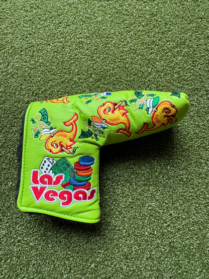Scotty Cameron Black 2011 Las Vegas Whales Green Headcover Blade