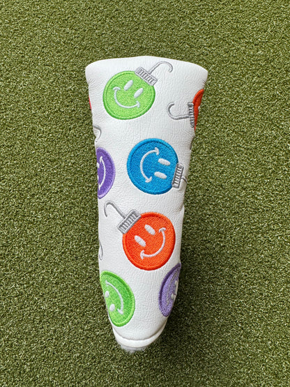 Scotty Cameron 2011 White Holiday Smile Faces Ornaments Blade