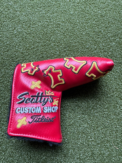 Scotty Cameron Dancing Junk Yard Dog Red Blade Custom Shop Headcover