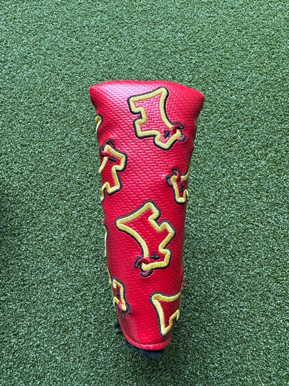 Scotty Cameron Dancing Junk Yard Dog Red Blade Custom Shop Headcover